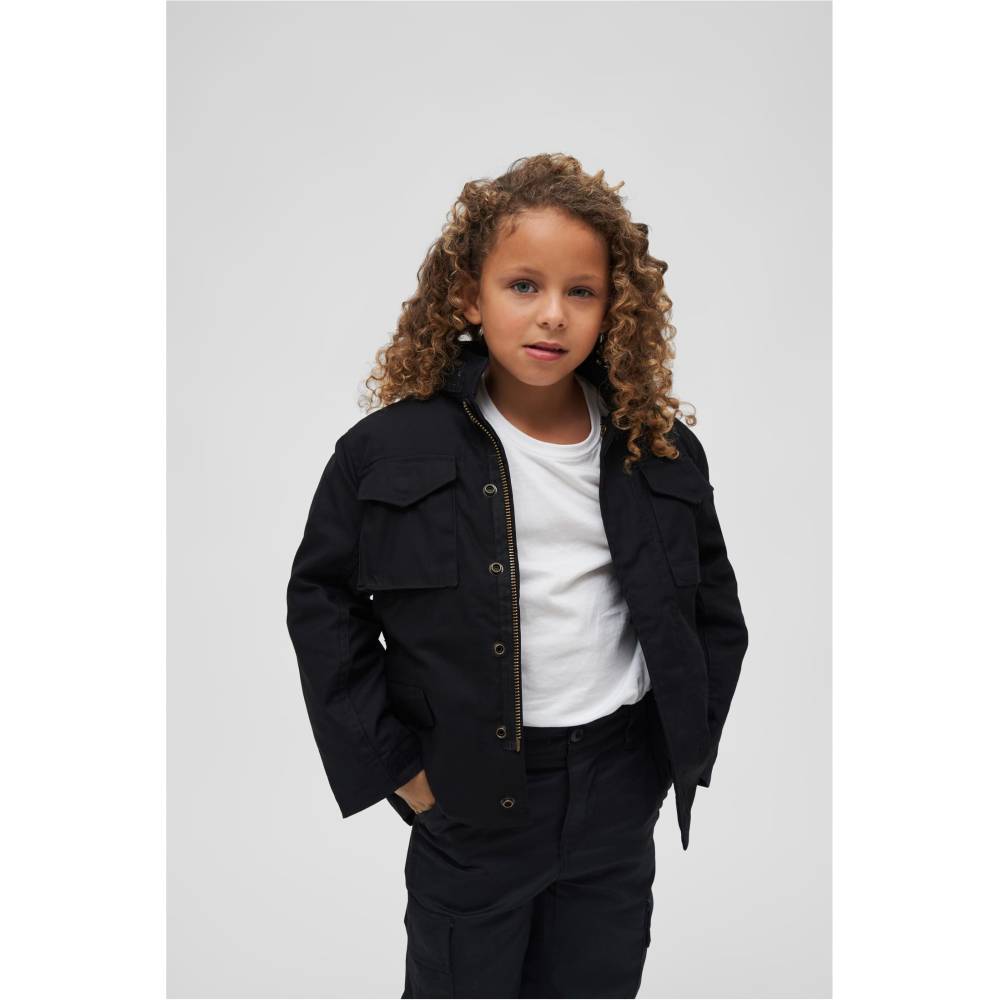 Brandit - M65 Standard Veste enfant - Noir